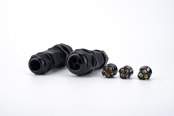1 σε 2 έξω Μαύρο IP68 Quick Connector Αδιάβροχο υπόγειο καλώδιο