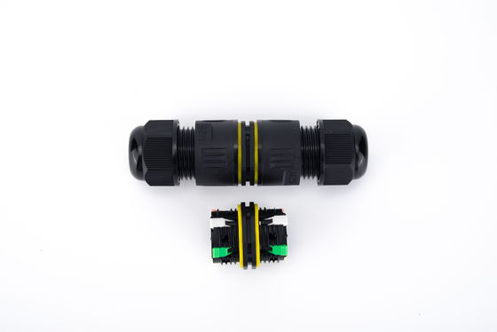Νέας Γενιάς Αδιάβροχος IP68 Αδιάβροχος Ταχείας Σύνδεσης Για Καλωδίωση 2 Δρόμων 3-Πυρήνων Εξωτερικού Χώρου