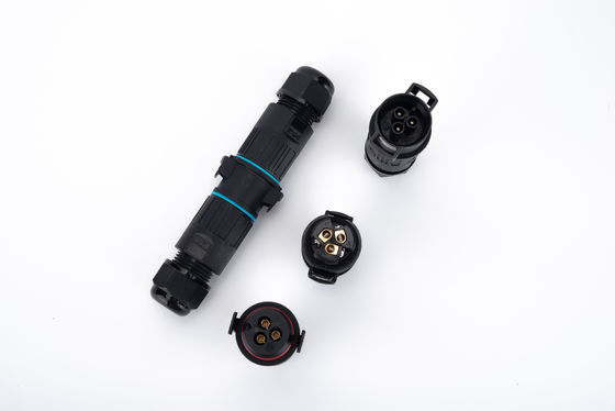 Νέας Γενιάς Αδιάβροχος IP68 Αδιάβροχος Ταχείας Σύνδεσης Για Καλωδίωση 2 Δρόμων 3-Πυρήνων Εξωτερικού Χώρου