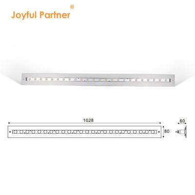 Υποβρύχιο γραμμικό φως πισίνας IP68 48W RGB από ανοξείδωτο χάλυβα 316