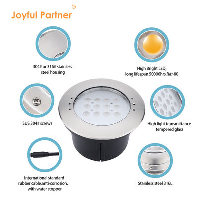 Πυροβόλα φώτα πισίνας εργοστάσιο απευθείας IP68 316 από ανοξείδωτο χάλυβα 20W/40W