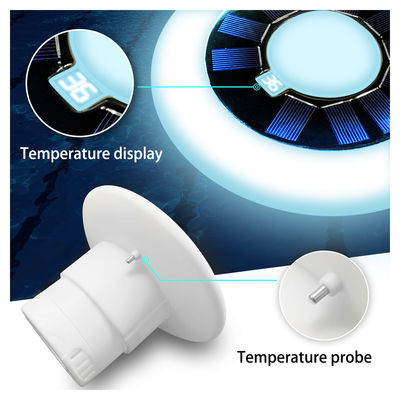 IP68 εξωτερικός κήπος Αδιάβροχος RGB Πολυχρωματική πλωτή λίμνη LED ηλιακή λάμπα για πισίνα αυλής