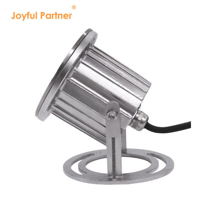 Φώτα LED κάτω από το νερό IP68 από ανοξείδωτο χάλυβα 316 3x2W για λίμνη με βάση τοποθέτησης