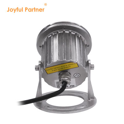 Φώτα LED κάτω από το νερό IP68 από ανοξείδωτο χάλυβα 316 3x2W για λίμνη με βάση τοποθέτησης