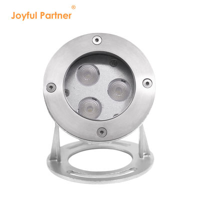 3W DC12V 24V RGB από ανοξείδωτο χάλυβα 316SS IP68 Αδιάβροχο LED υποβρύχια φώτα για λίμνη