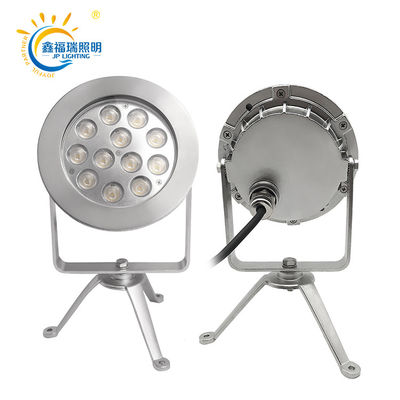 OEM CE ROHS Πιστοποίηση από ανοξείδωτο χάλυβα316 IP68 Ανερόμυα 12x2W LED RGB Φώτα λιμνού