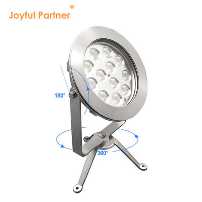 2024 Τελευταία 12x4W RGBW 3in1 48W DMX Ελέγχου Ατσάλι IP68 12V Πυροβόλα LED φώτα