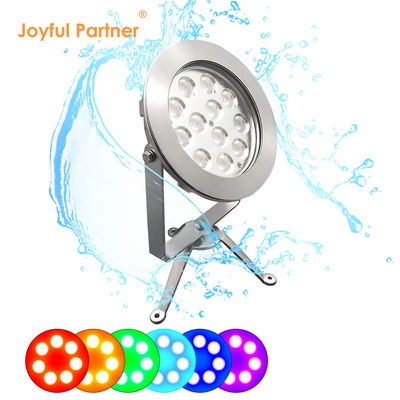 2024 Τελευταία 12x4W RGBW 3in1 48W DMX Ελέγχου Ατσάλι IP68 12V Πυροβόλα LED φώτα