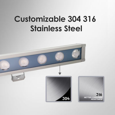 DC24V τάση IP65 Αδιάβροχο RGB Light Bar Εξωτερικό Φωτισμό Φώτισης τοίχου για έργα εξωτερικού φωτισμού