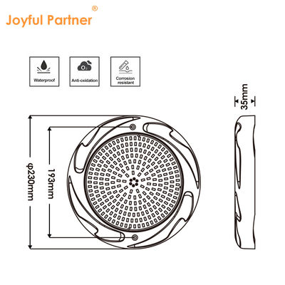 Πάνω στην επιφάνεια τοποθετημένο φωτισμός υποβρύχων IP68 AC12V ABS+PC RGBW SMD 2835