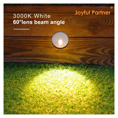 2W LED φωτισμός DC24V Φώτα βήματος Ζεστά λευκά IP65 Αδιάβροχο Φωτισμό τοίχου Σκάλα με πλαστική τοποθέτηση