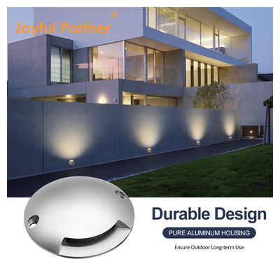 Αντι-UV ανωτισμένο σώμα αλουμινίου DC12v 1,2W λευκό κάλυμμα ανάγλυφο φωτεινό βήμα καθαρό αλουμίνιο 6063