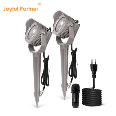 3W 6W RGB IP67 Αδιάβροχο DC12V 24V Οπτικό Αντιπροσωπευτικό LED πλαστικό φωτιστικό για δέντρα κήπου