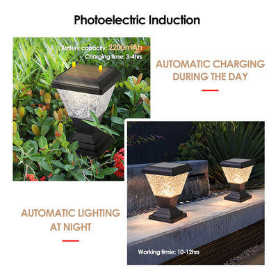 LED Ηλιακό Δωμάτιο Φως IP65 Εξωτερικό Αδιάβροχο 3.5W 2200mAh Αντι-UV υλικό πλαστικό με PC φακό για διάδρομο βεράντα