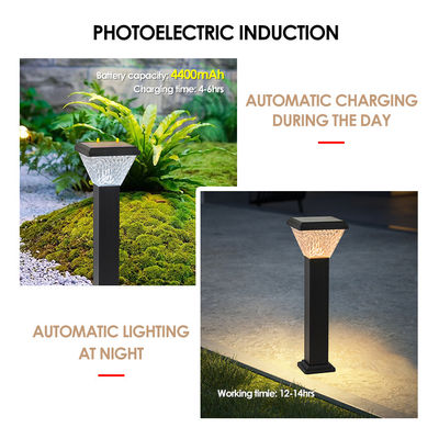 2024 LED Solar Outdoor Pathway Light IP65 Υψηλή φωτεινότητα Λευκό RGB χρώμα με ηλιακό πάνελ Ηλιακή φόρτιση