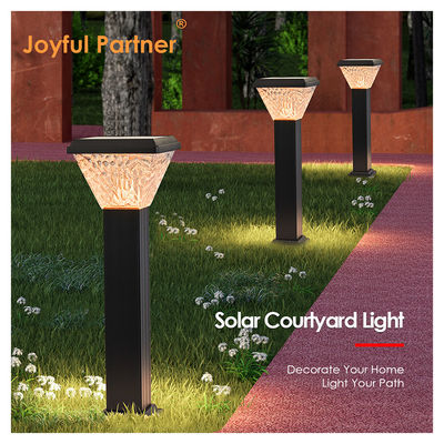 2024 LED Solar Outdoor Pathway Light IP65 Υψηλή φωτεινότητα Λευκό RGB χρώμα με ηλιακό πάνελ Ηλιακή φόρτιση