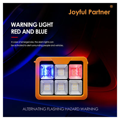 IP65 Αδιάβροχο LED Ηλιακό Φως Εργασίας 5054 Epistar LED 1000LM Με μπαταρία 7500mAh επαναφορτιζόμενη