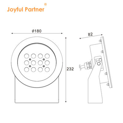 Υδατοασφαλές υποβρύχιο φως RGBW IP68 12W 24W 36W 48W Προσαρμοσμένο για υποβρύχια εφαρμογές