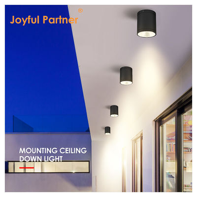 CE IP65 Φως οροφής επιφάνειας τοποθετημένο κάτω από το φως αδιάβροχο φως Cree Cob LED με στρογγυλό σχέδιο