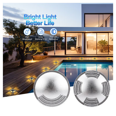 2W IP67 LED εσωτερικά φώτα εξωτερικά Ultra Thin Διαμέτρου 55mm SMD LED Walkover Φώτα Με Αλουμινίου Κουτί