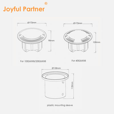 Φωτισμός 1W IP67 εξωτερικό COB LED 12w Φώτα με τετραμερή εκπομπή