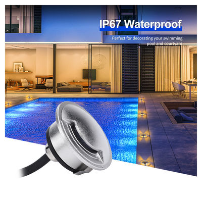 Υπερ λεπτός IP67 αδιάβροχο 2W LED εξωτερικό υπόγειο φωτισμό SS316 κάλυψη για το δρόμο του κήπου