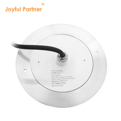 DC12V Μόνιμη τάση 10W Υποβρύχια υποβρύχια φώτα LED πισίνας 160 * 7,5mm με τηλεχειριστήριο APP