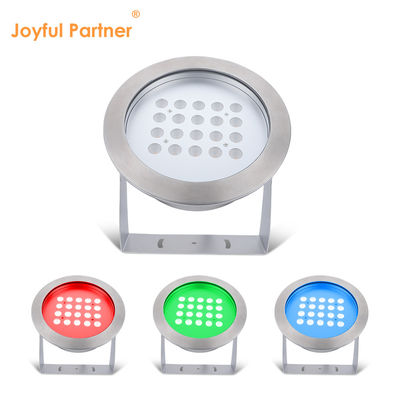 Εξωτερικά Αδιάβροχα IP68 Dmx Led Λάμπες Τοπίου Μεγάλη ισχύς 20W 40W 60W 80W RGB 3in1 Για Σιντριβάνι