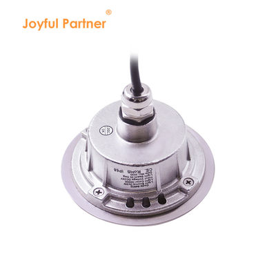 Υποβρύχιο φως LED 3W DIA118MM IP68 316 από ανοξείδωτο χάλυβα θερμό λευκό DC24V με πλαστικό μαντήλι