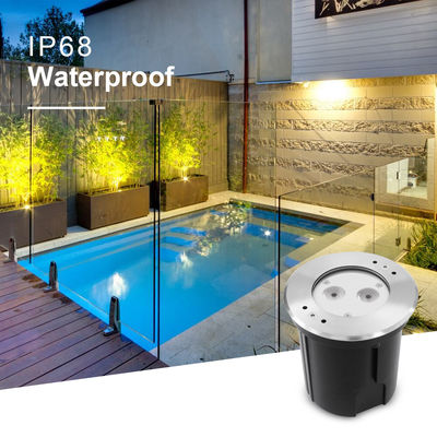 IP68 RGBW 4in1 Αδιάβροχο φεγγάρι φεγγαριού Led φως από ανοξείδωτο χάλυβα 316 DC 24V με ασύμμετρο φακό