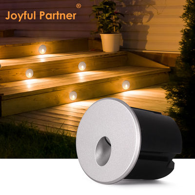 2W LED φωτισμός DC24V Φώτα βήματος Ζεστά λευκά IP65 Αδιάβροχο Φωτισμό τοίχου Σκάλα με πλαστική τοποθέτηση
