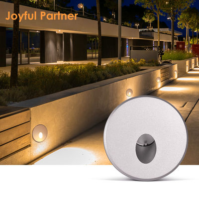 2W LED φωτισμός DC24V Φώτα βήματος Ζεστά λευκά IP65 Αδιάβροχο Φωτισμό τοίχου Σκάλα με πλαστική τοποθέτηση
