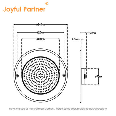 PAR56 Υποβρύχια φώτα πισίνας με LED 316 από ανοξείδωτο χάλυβα 25W SMD2835 ρητίνη 3000K