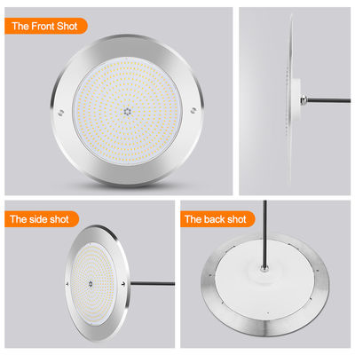 LED PAR56 Φως πισίνας 12 Volt Ατσάλι αδιάβροχο SMD 2835 Τσιπάκια 100% ρητίνη γεμάτη