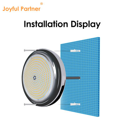Ενίσχυρο Led Pool Light Wifi Control AC12V IP68 25W Ρεζίνη γεμάτη RGB LED PAR56 Επάνω επιφάνεια