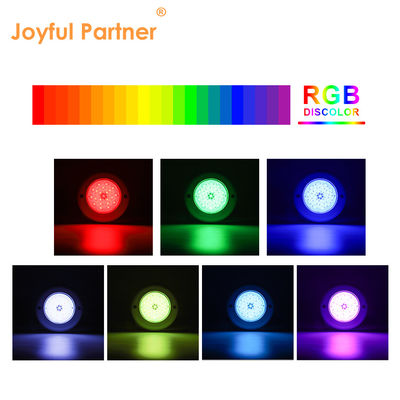 AC12V Υποβρύχιο IP68 RGB Διακόπτης Ελέγχου 15W Ρεζίνη Γεμισμένη Επιφάνεια