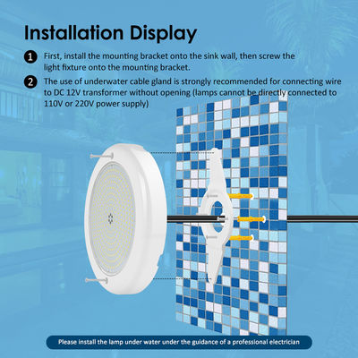 DMX Φώτα πισίνας AC12V 35W IP68 Αδιάβροχο LED PAR56 Για πισίνα