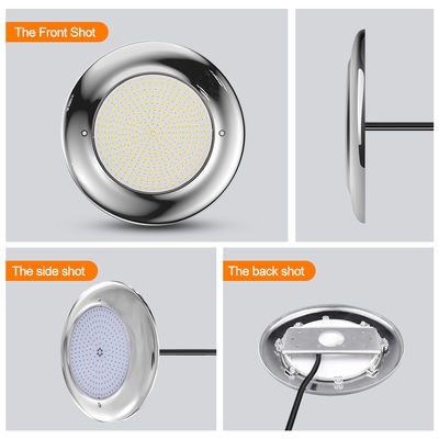 Φωτιστικό πισίνας LED PAR56 18W 35W IP68 Αδιάβροχο AC12V Ανοξείδωτο ατσάλι για εξωτερικές πισίνες