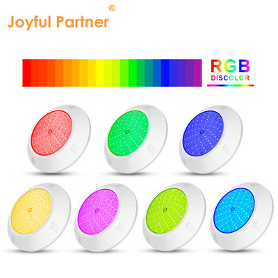 Εποξυδερμίδιο γεμάτο υποβρύχια πισίνα Φως τοίχος τοποθετημένο ABS στερέωμα IP68 AC12V 18W Dia 260mm