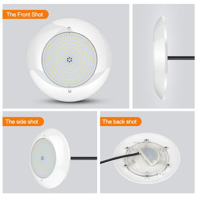 CE/RoHS/FCC/IP68 Φώτα LED με γεμάτο ρητίνη για κολύμβηση SMD 2835 AC 12V 25W Θερμό λευκό