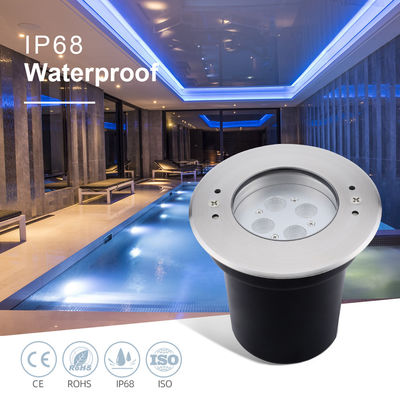 Φώτα υποβρύχιας πισίνας LED 4W 8W 12W 24VDC IP68 Αδιάβροχο ανοξείδωτο χάλυβα 316 RGB 3in1 για πισίνες