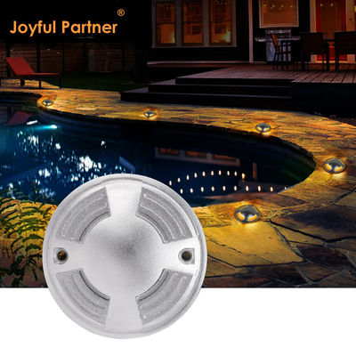 Υπόγεια φωτεινή θήκη 12/24DC IP67 Αδιάβροχο 3W OSRAM SMD LED μονόχρωμο CE ROHS με 2ετή εγγύηση