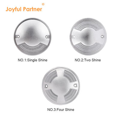 Υπόγεια φωτεινή θήκη 12/24DC IP67 Αδιάβροχο 3W OSRAM SMD LED μονόχρωμο CE ROHS με 2ετή εγγύηση