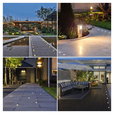 IP67 LED Μίνι υπόγειο φως από ανοξείδωτο χάλυβα 316 1W DIA 25MM CREE XPE LED μονόχρωμο 3000K