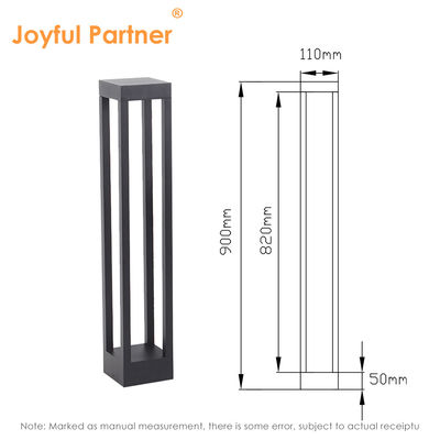 8W LED Garden Bollard Light Height Προσαρμοσμένο IP65 300mm 600mm 900mm Υλικό αλουμινίου για πεζοδρόμιο