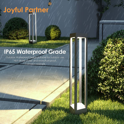 8W LED Garden Bollard Light Height Προσαρμοσμένο IP65 300mm 600mm 900mm Υλικό αλουμινίου για πεζοδρόμιο