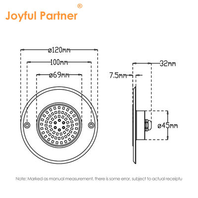 Φωτιστικό πισίνας Par 56 Rgb Led 6W 10W 18W 25W 35W 42W εξαιρετικά λεπτό 7.5mm Super Slim Resin Filled AC 12V Τάση SMD LED με υλικό SS316L