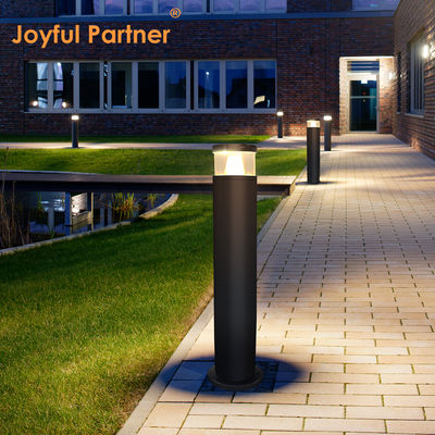 Εξωτερικό IP65 Δωμάτιο Δρόμος Cast Aluminium Bollard Φως AC 220v DC 24v Bridgelux LED 3000K DIA 108MM*H 400/600/800/1000mm