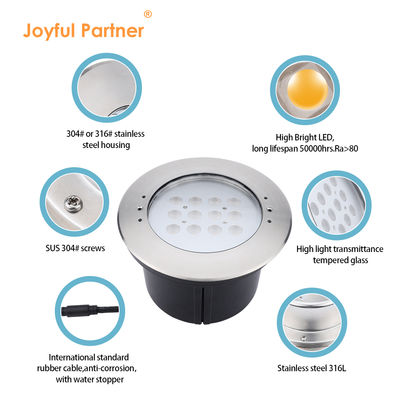 Υδροβρύχιο 20W IP68 316 από ανοξείδωτο χάλυβα με DMX έλεγχο