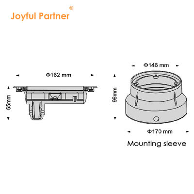 LED υποβρύχιο φως 24Volts 6W 12W ανοξείδωτο χάλυβα 316 με δροσερό λευκό με πλαστικό μαντήλι για πισίνα